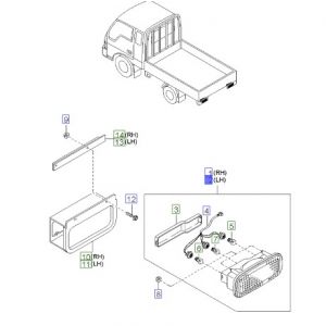 اسطب خلفي يسار