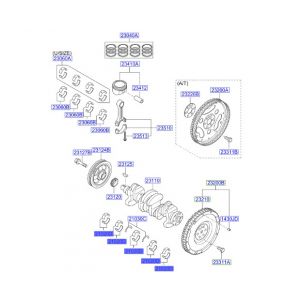 جوز سبايك عامود كرنك ثابته مقاس استاندرد