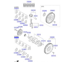جوز سبايك عامود كرنك ثابته