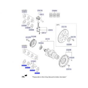 جوز سبايك عامود كرنك ثابته مقاس استاندرد