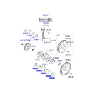 جوز سبايك عامود كرنك ثابته مقاس استاندرد