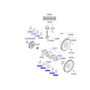 جوز سبايك عامود كرنك ثابته مقاس استاندرد