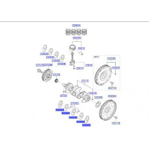 جوز سبايك عامود كرنك ثابته مقاس استاندرد