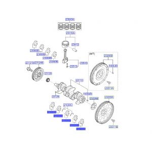 جوز سبايك عامود كرنك ثابته مقاس استاندرد