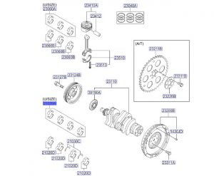 جوز سبايك عامود كرنك ثابته