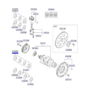 جوز سبايك عامود كرنك ثابته
