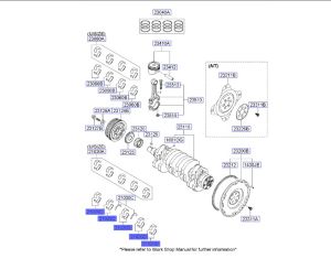 جوز سبايك عامود كرنك ثابته مقاس استاندرد