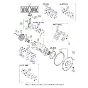 جوز سبايك عامود كرنك ثابته مقاس استاندرد