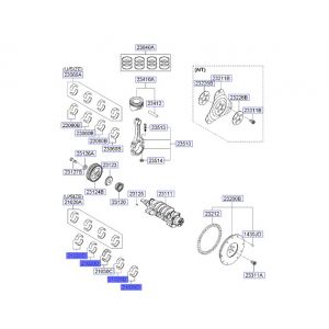 جوز سبايك عامود كرنك ثابته مقاس استاندرد