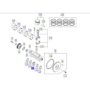 هلالات عامود كرنك ستاندرد
