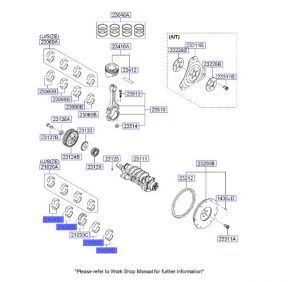 جوز سبايك عامود كرنك ثابته مقاس استاندرد