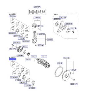 جوز سبايك عامود كرنك ثابته