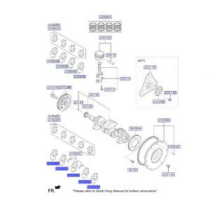 جوز سبايك عامود كرنك ثابته مقاس استاندرد