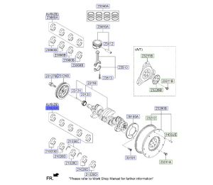 جوز سبايك عامود كرنك ثابته