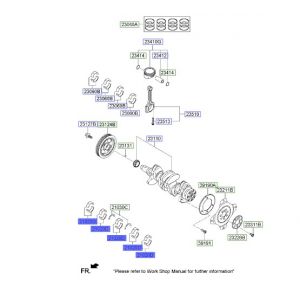 جوز سبايك عامود كرنك ثابته مقاس استاندرد