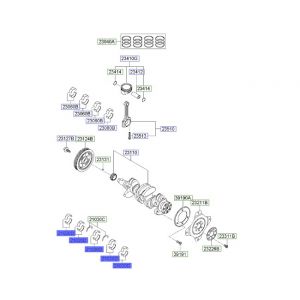 جوز سبايك عامود كرنك ثابته مقاس استاندرد