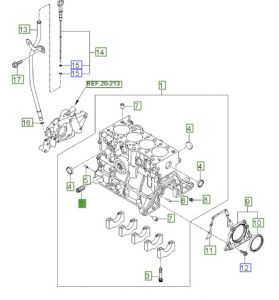 مسمار رباط فلتر زيت