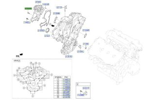 سدادة مضخة ماء تبريد المحرك