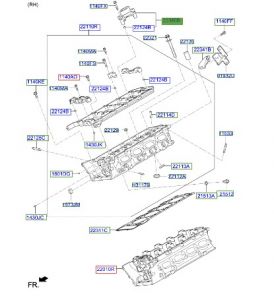 مدخل الوقود للماكينة يمين