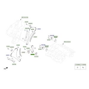 جنزير مضخة الزيت