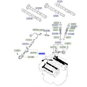 حساس في تي سي لعامود العادم يسار