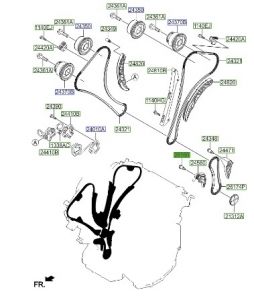 مسمار مضخة الزيت