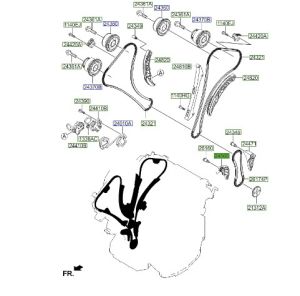شداد جنزير مضخة الزيت