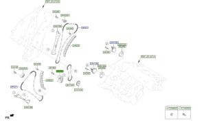 شداد جنزير مضخة الزيت