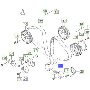 بكرة سير ماكينة