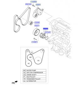 مضخة ماء تبريد الماكينة