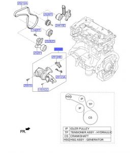 مضخة ماء تبريد الماكينة