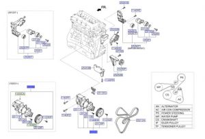 مضخة ماء تبريد الماكينة