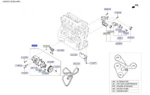 مضخة ماء تبريد الماكينة
