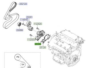 مضخة ماء تبريد الماكينة