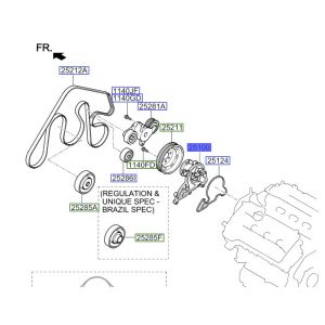 مضخة ماء تبريد الماكينة