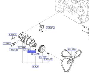 مضخة ماء تبريد الماكينة