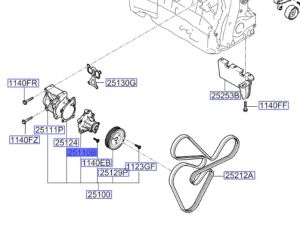 مضخة ماء تبريد الماكينة