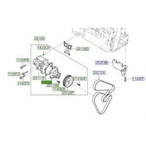 وجه مضخة الماء