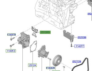 وجه مضخة الماء