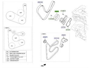 بكرة مضخة الماء