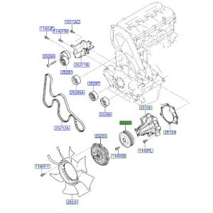 بكرة مضخة الماء