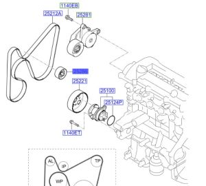 بكرة سير ماكينة