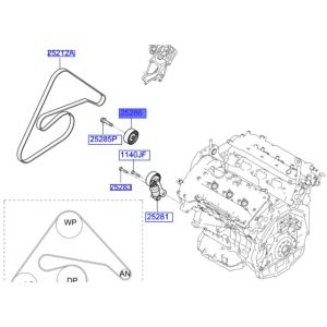 بكرة سير ماكينة
