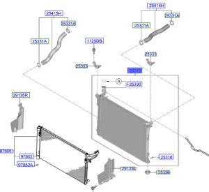 رديتر  تبريد ماء المحرك