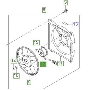 موتور مروحة التبريد