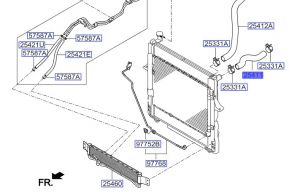 خرطوم ماء الرديتر علوي