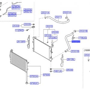 خرطوم ماء الرديتر سفلي