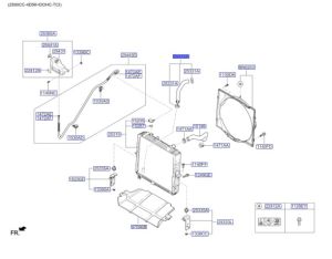 خرطوم رديتر ماء سفلي