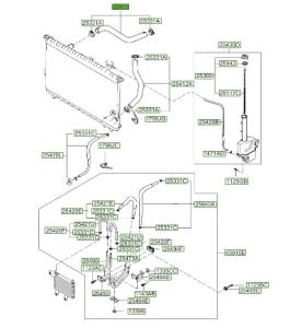 خرطوم ماء الرديتر علوي