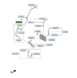 خرطوم ماء الرديتر علوي